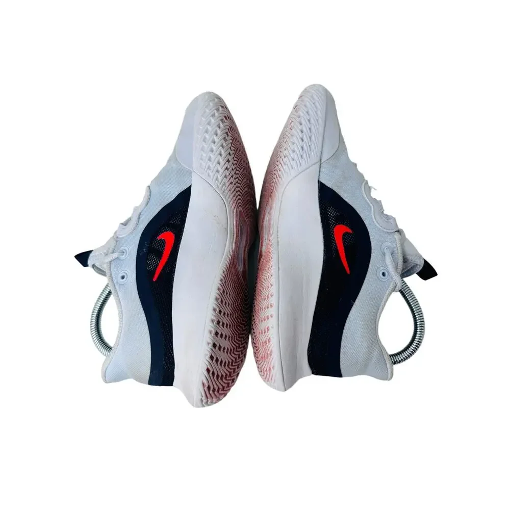 Nike Air Max Volley Tennis Shoes Sneakers CU4275-003 White Black Womens Size 7.5